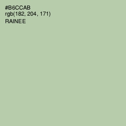 #B6CCAB - Rainee Color Image