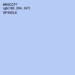 #B6CCF7 - Spindle Color Image