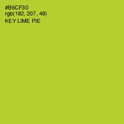 #B6CF30 - Key Lime Pie Color Image