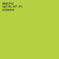 #B6CF43 - Conifer Color Image