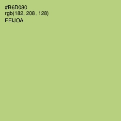 #B6D080 - Feijoa Color Image