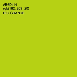 #B6D114 - Rio Grande Color Image
