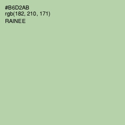 #B6D2AB - Rainee Color Image