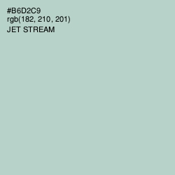 #B6D2C9 - Jet Stream Color Image