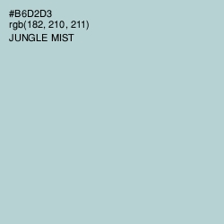 #B6D2D3 - Jungle Mist Color Image