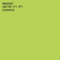 #B6D357 - Conifer Color Image