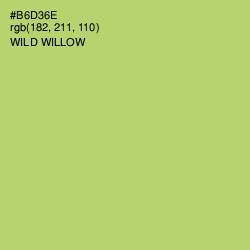 #B6D36E - Wild Willow Color Image
