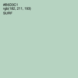 #B6D3C1 - Surf Color Image