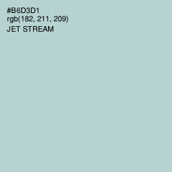 #B6D3D1 - Jet Stream Color Image