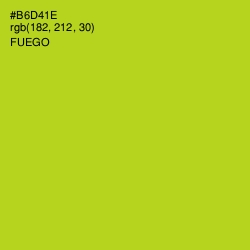 #B6D41E - Fuego Color Image