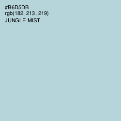 #B6D5DB - Jungle Mist Color Image