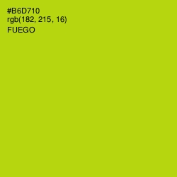 #B6D710 - Fuego Color Image