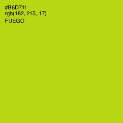 #B6D711 - Fuego Color Image