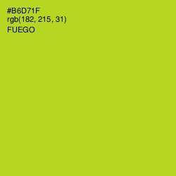 #B6D71F - Fuego Color Image