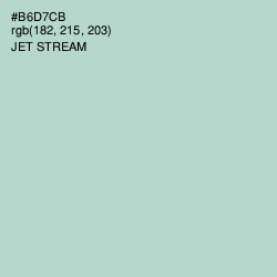 #B6D7CB - Jet Stream Color Image