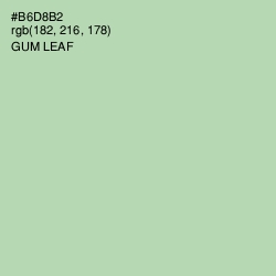 #B6D8B2 - Gum Leaf Color Image