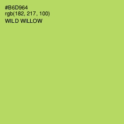 #B6D964 - Wild Willow Color Image