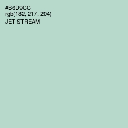 #B6D9CC - Jet Stream Color Image
