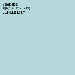 #B6D9DB - Jungle Mist Color Image