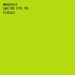 #B6DA12 - Fuego Color Image