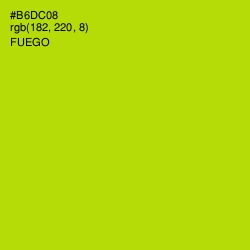 #B6DC08 - Fuego Color Image
