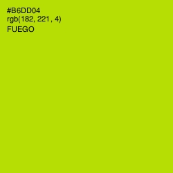 #B6DD04 - Fuego Color Image