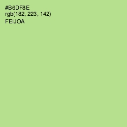 #B6DF8E - Feijoa Color Image