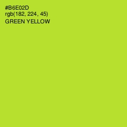 #B6E02D - Green Yellow Color Image