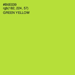 #B6E039 - Green Yellow Color Image