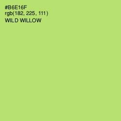 #B6E16F - Wild Willow Color Image
