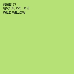 #B6E177 - Wild Willow Color Image