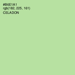 #B6E1A1 - Celadon Color Image