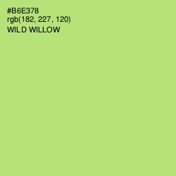 #B6E378 - Wild Willow Color Image
