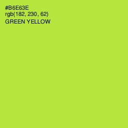 #B6E63E - Green Yellow Color Image