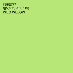 #B6E777 - Wild Willow Color Image
