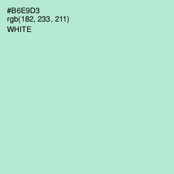 #B6E9D3 - Cruise Color Image