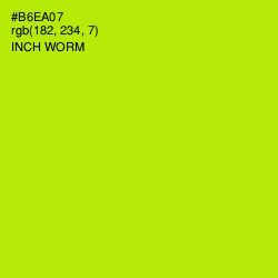 #B6EA07 - Inch Worm Color Image