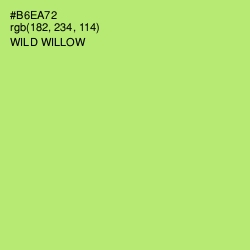#B6EA72 - Wild Willow Color Image
