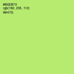 #B6EB70 - Conifer Color Image