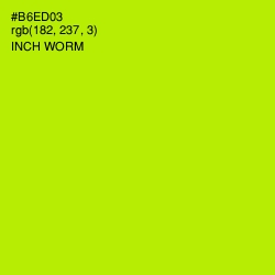 #B6ED03 - Inch Worm Color Image