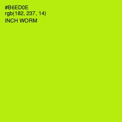 #B6ED0E - Inch Worm Color Image