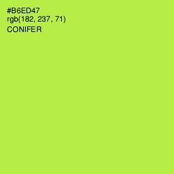 #B6ED47 - Conifer Color Image