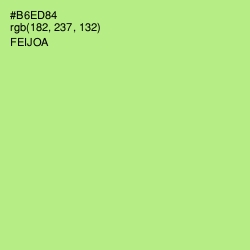 #B6ED84 - Feijoa Color Image