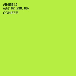 #B6EE42 - Conifer Color Image