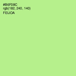 #B6F08C - Feijoa Color Image