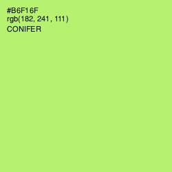 #B6F16F - Conifer Color Image