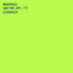 #B6FB4D - Conifer Color Image