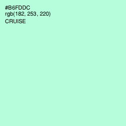 #B6FDDC - Cruise Color Image