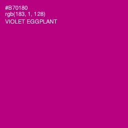 #B70180 - Violet Eggplant Color Image