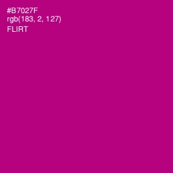 #B7027F - Flirt Color Image